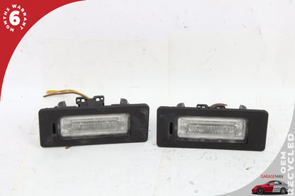 2009-2016 Audi A4 Rear Trunk Lid License Plate Light Lamp Set of 2 810943021