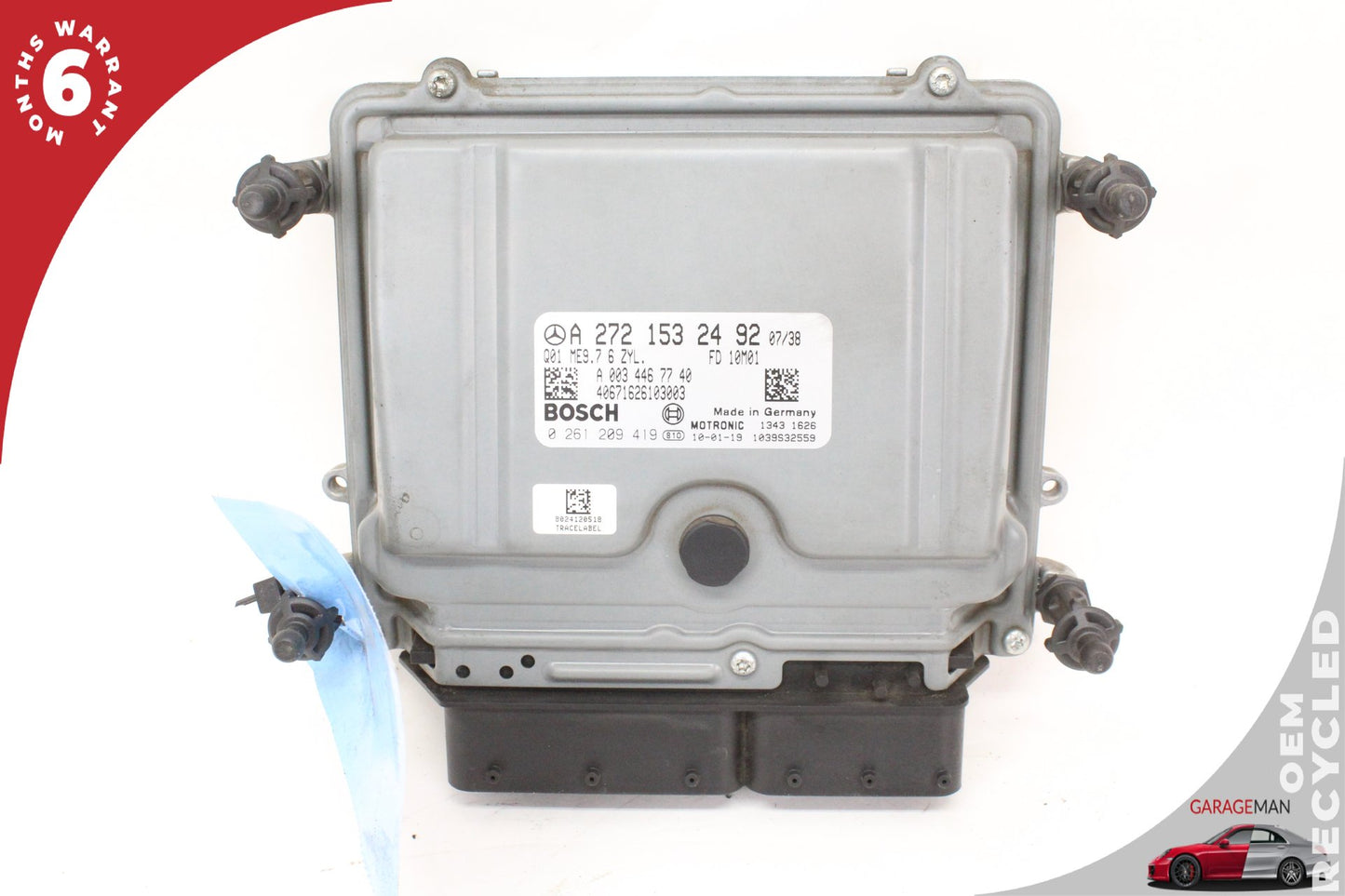 2008-2011 Mercedes W204 C300 ECU ECM Engine Computer Control Module Unit OEM