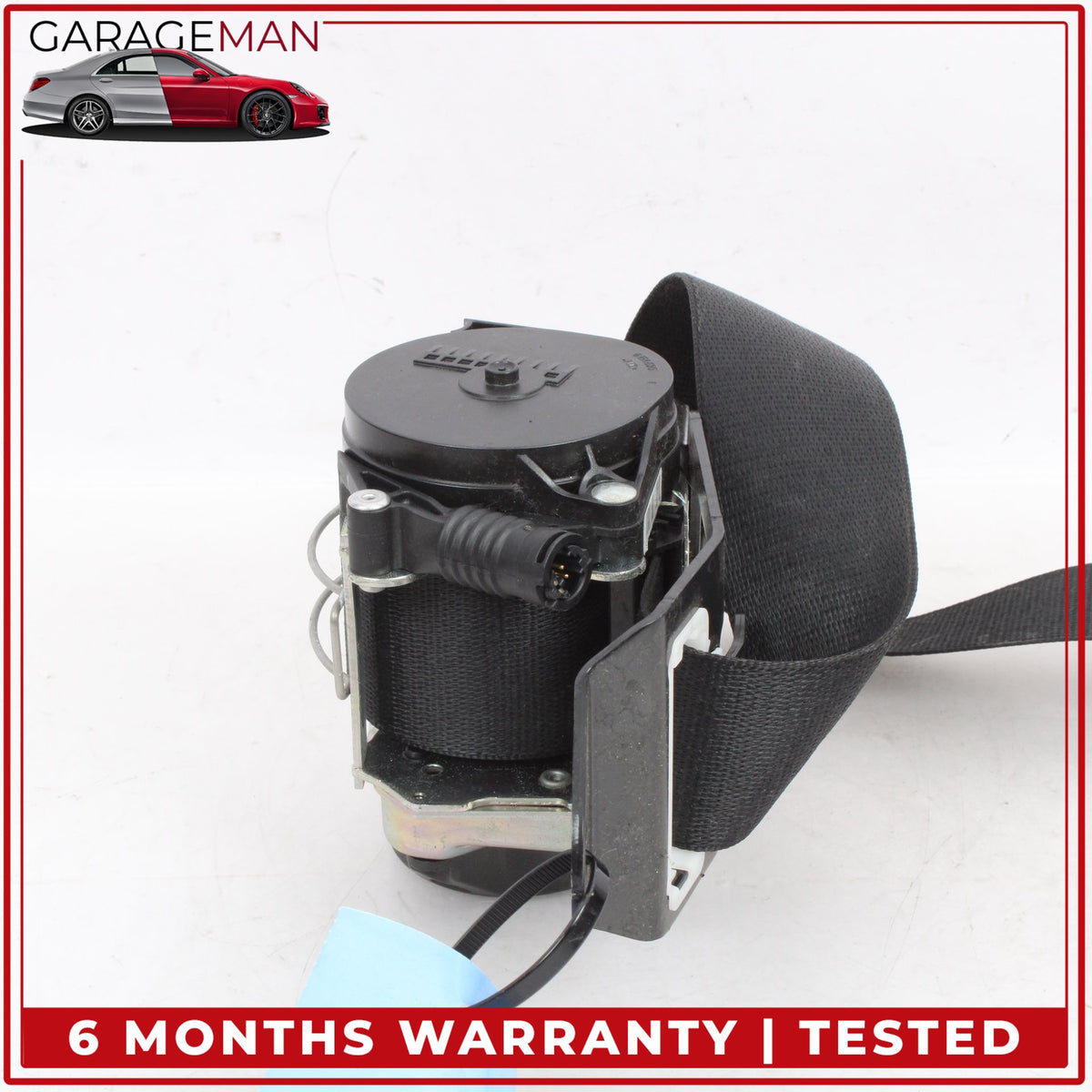 2014-2021 BMW i3 I01 Front Right Passenger Side Seat Belt Seatbelt Black OEM