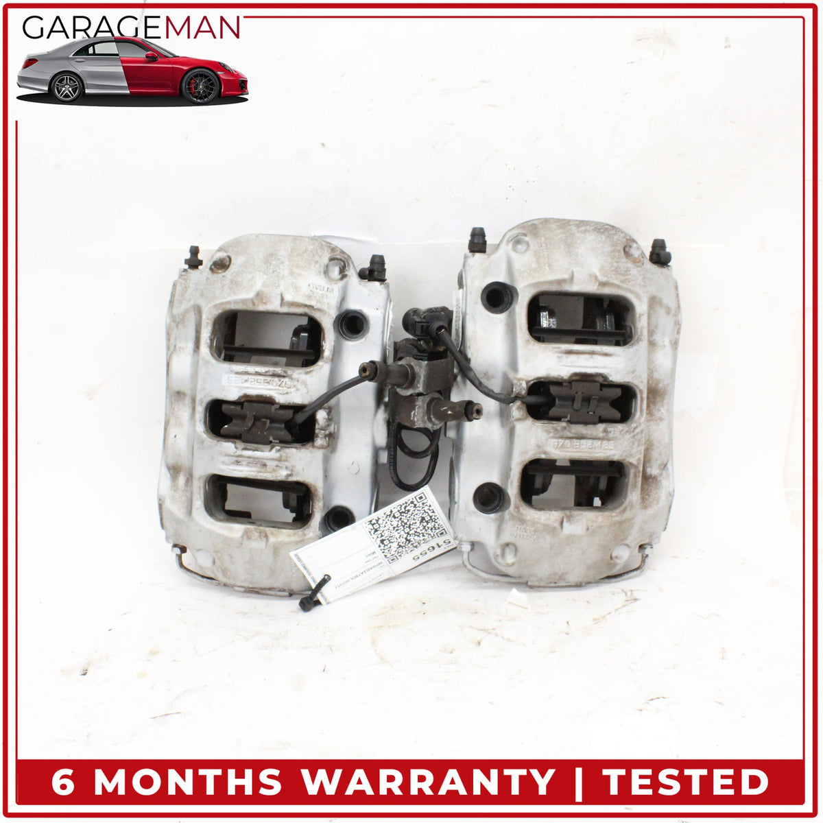 2010-2024 Porsche Panamera 970/ 911 Rear Left and Right Brake Calipers Set OEM