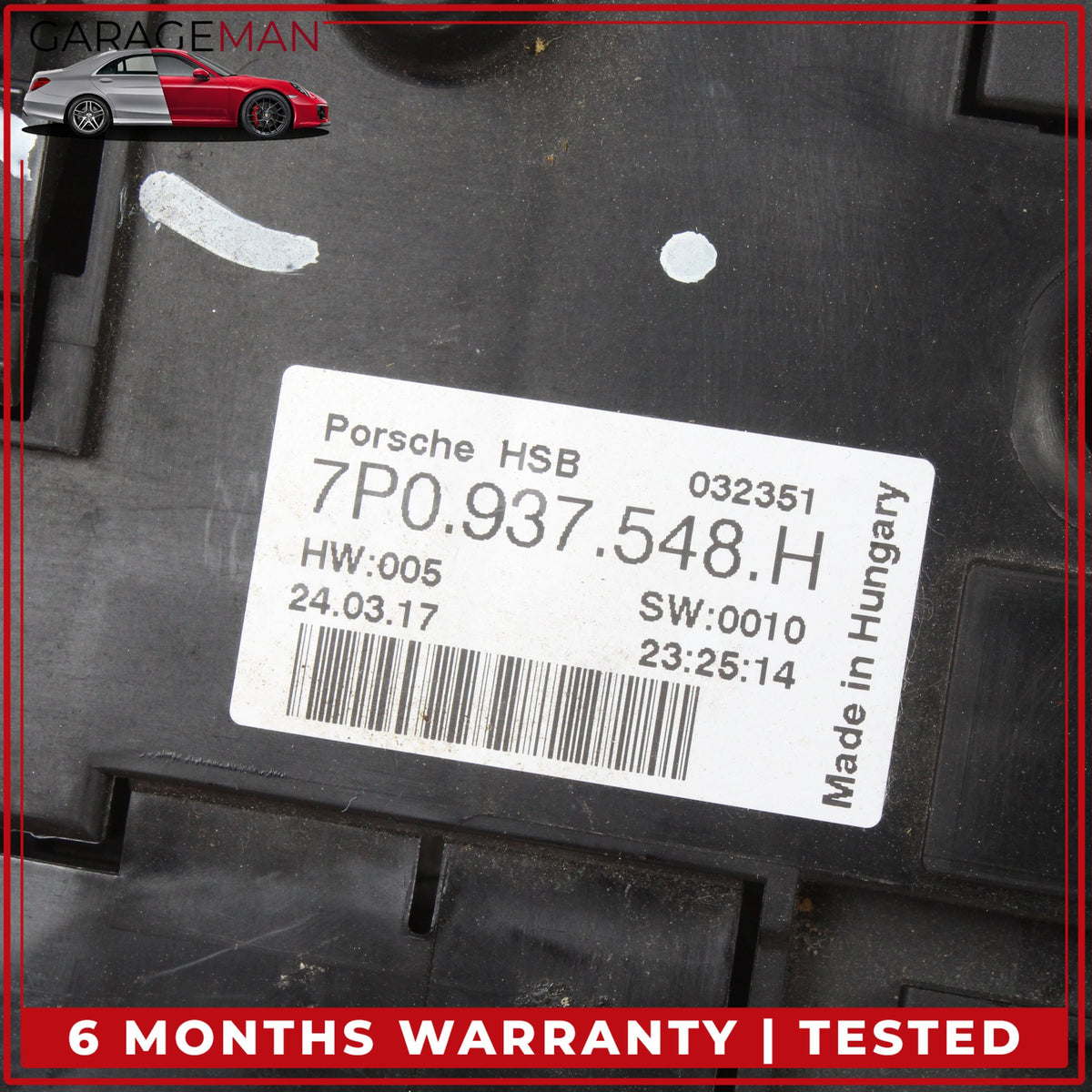 2011-2018 Porsche Cayenne 958 Rear Trunk Relay Junction Fuse Box 7P0937548H OEM