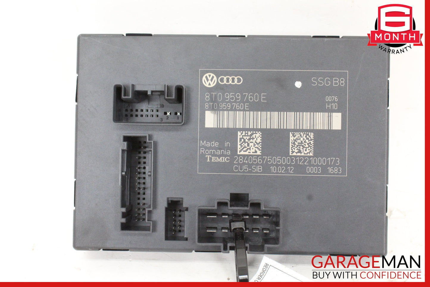 12-17 Audi A5 Front Left or Right Side Seat Memory Control Module 8T0959760E OEM