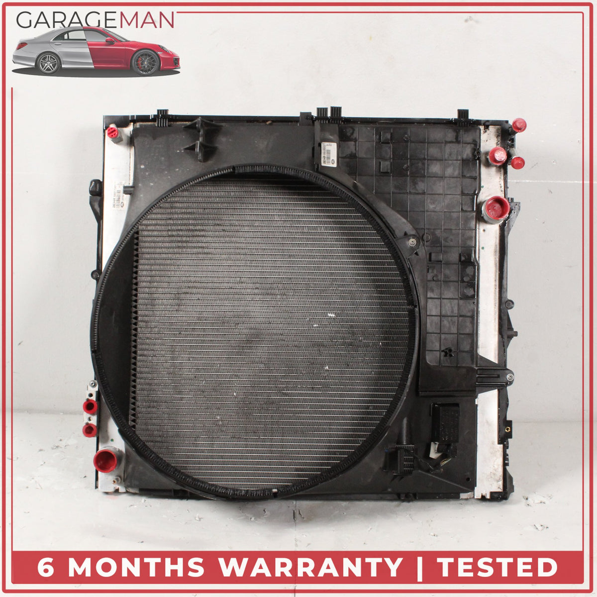 2010-2012 Range Rover L322 Engine Cooling Radiator AC A/C Condenser Assy OEM