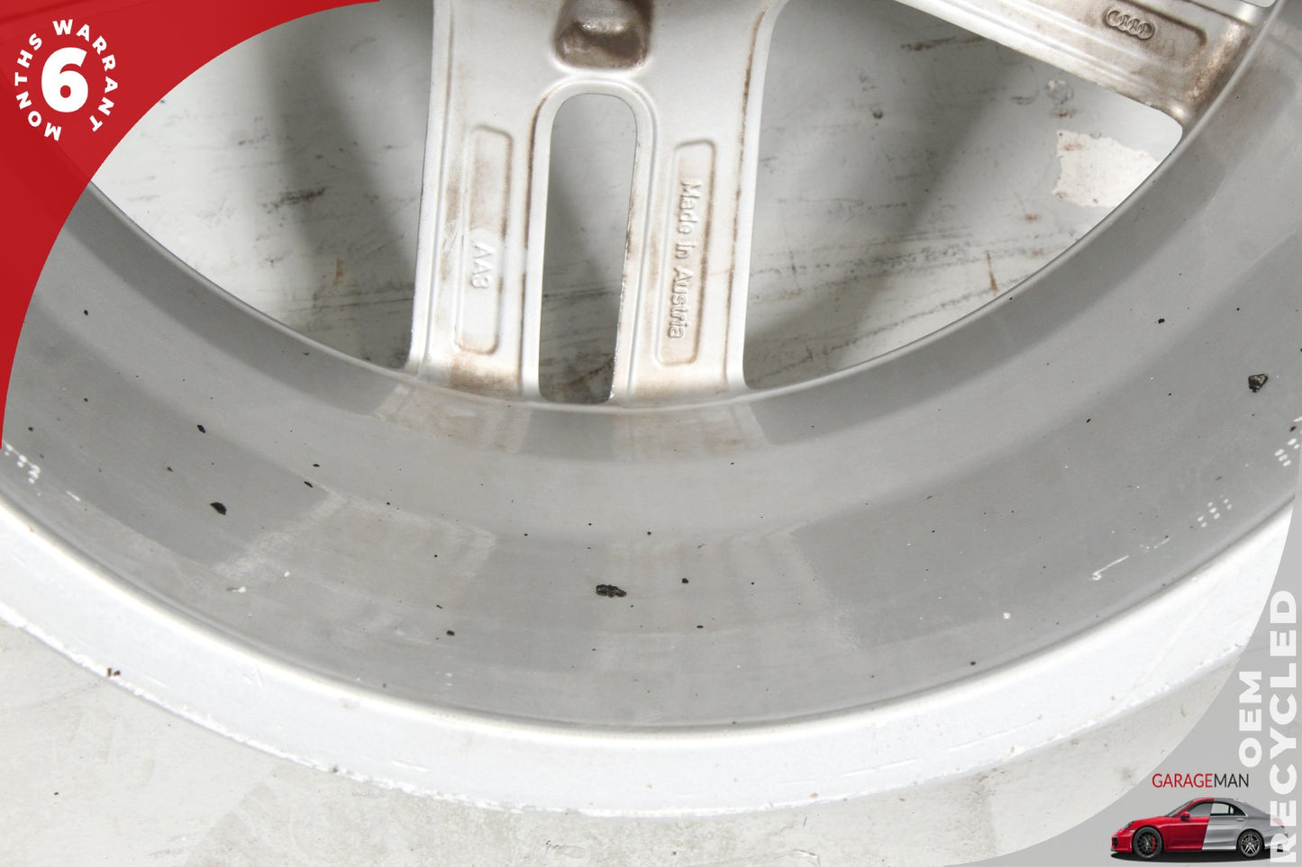 2012-2018 Audi A6 C7 8.5 x 19 19" Wheel Rim Twin 5 Spoke 4G0601025BQ OEM
