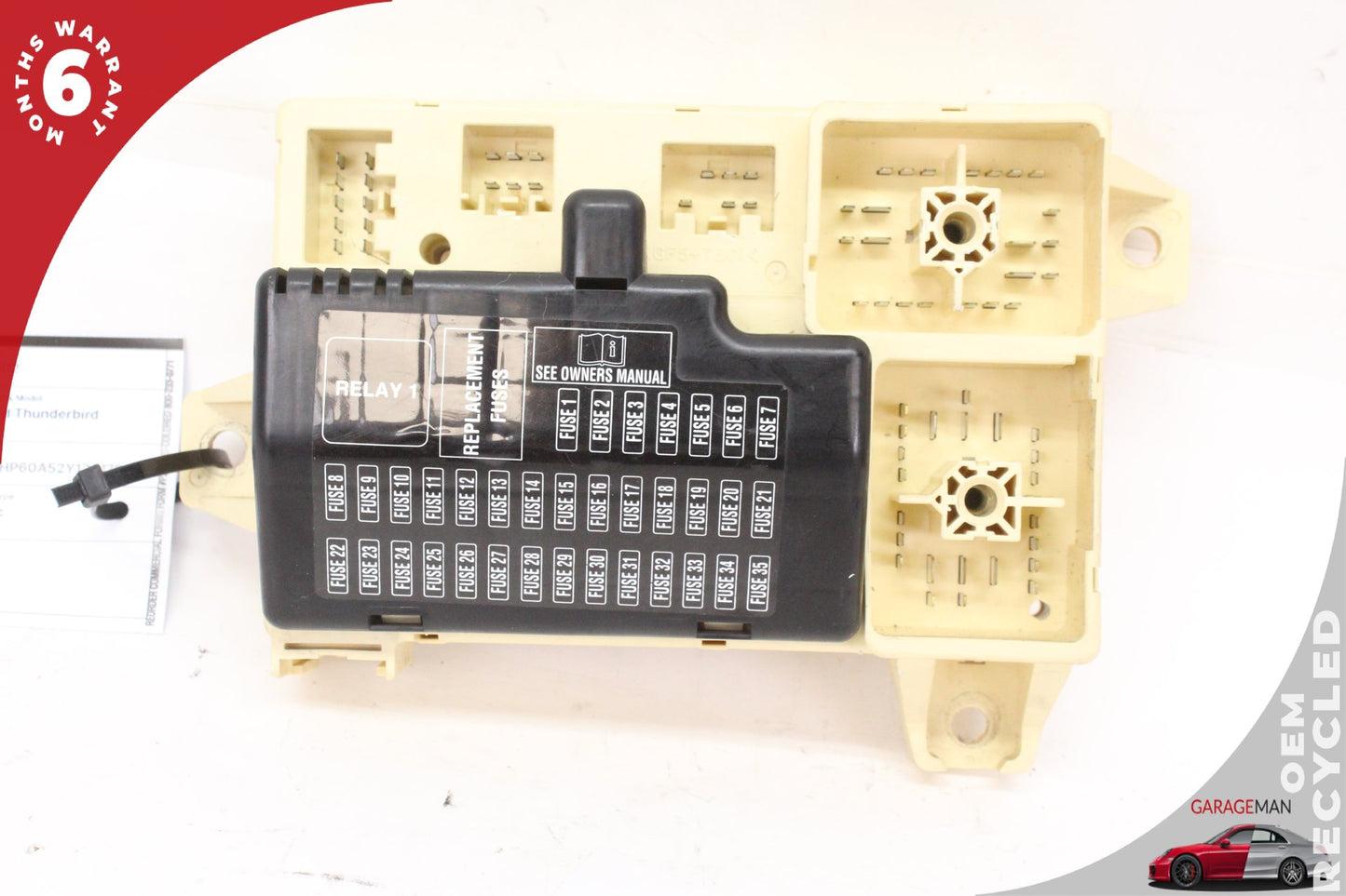 2002-2005 Ford Thunderbird Front Cabin Relay Junction Fuse Box 1W6T14A067AC OEM