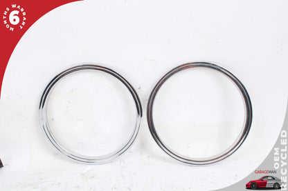 2002-2005 Ford Thunderbird Rear Left and Right Roof Porthole Chrome Trim OEM