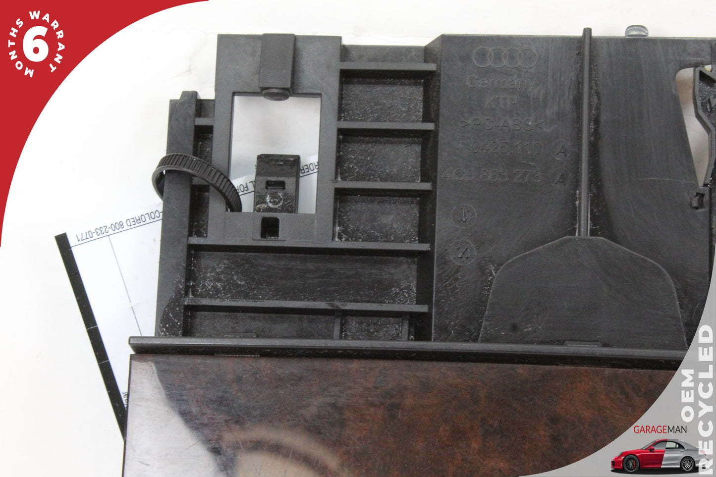 12-18 Audi A6 C7 Sedan  Front Center Console Storage Bin Tray 4G0863273 Genuine