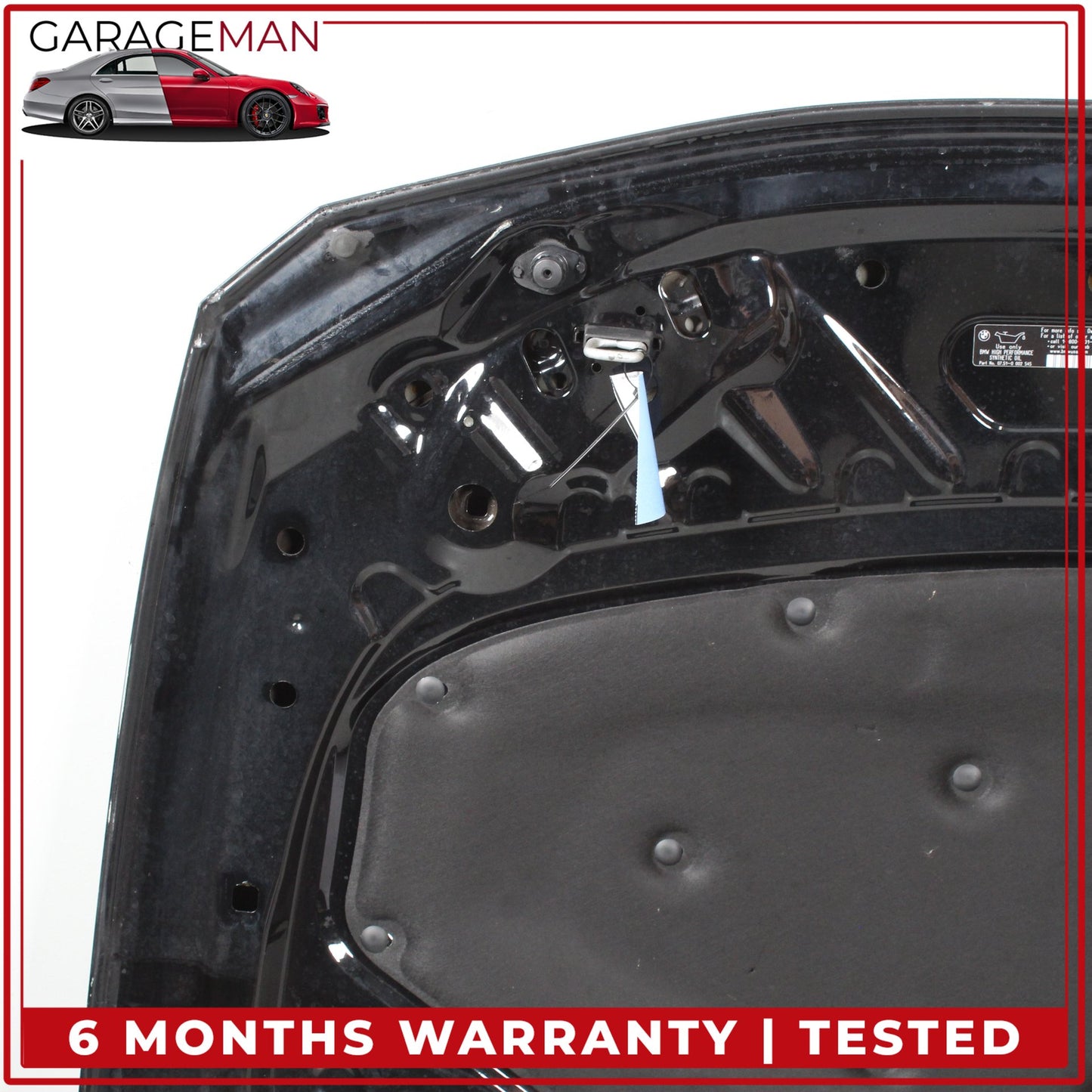 2014-2020 BMW 428i F36 Front Hood Bonnet Panel Black 7290944