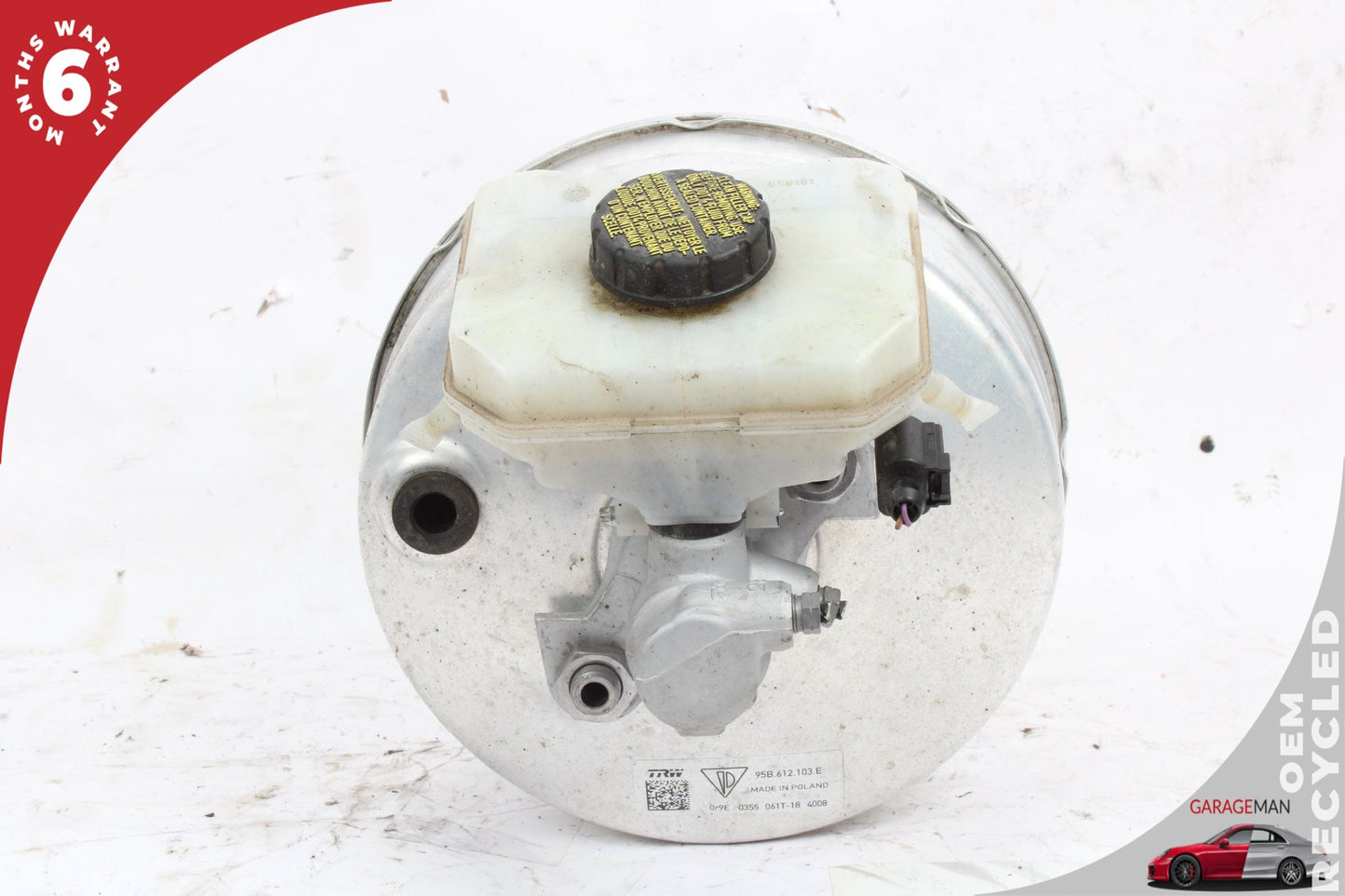 2015-2018 Porsche Macan 95B Power Brake Booster Master Cylinder w/ Reservoir OEM