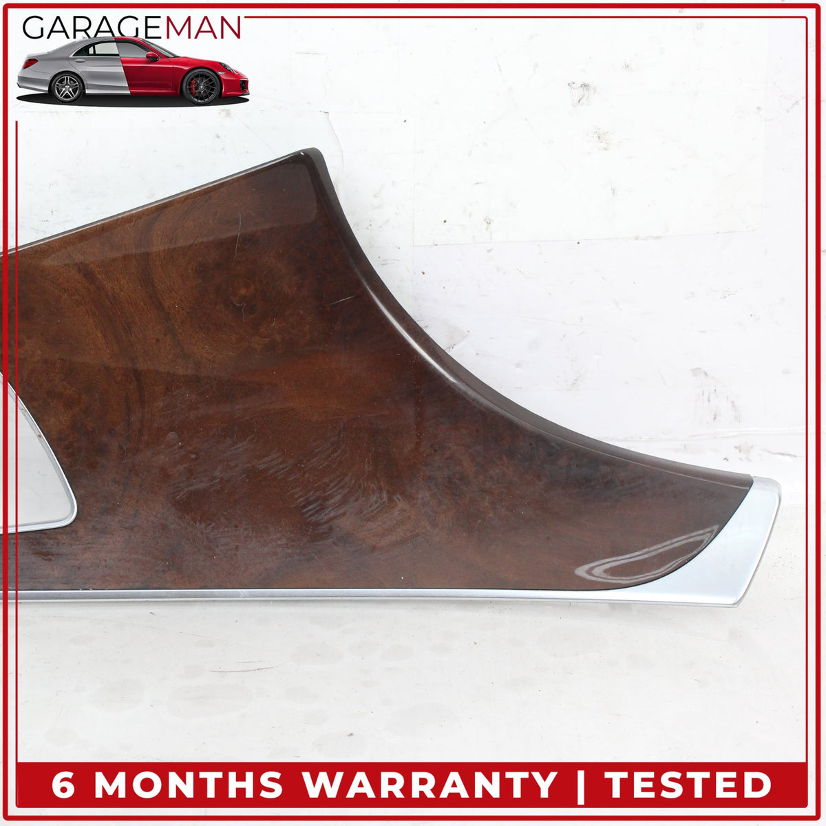 2012-2018 Audi A6 A7 Front and Rear Side Door Trim Cover Panel Wood Set OEM