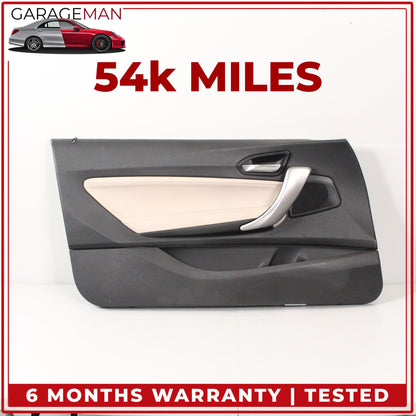 2014-2021 BMW M235i F22 Left Front Interior Door Panel Assembly 7277432 OEM