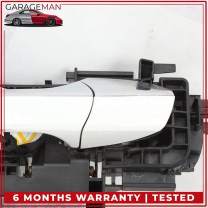 2015-2020 Mercedes X156 GLA250 Rear Left Exterior Door Handle Polar White OEM