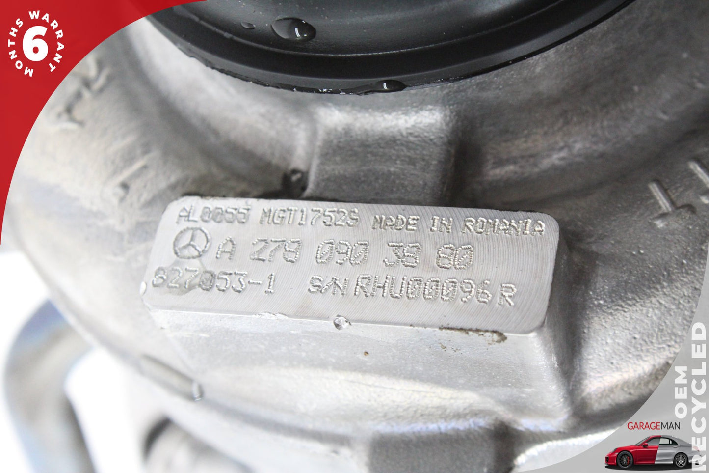 2011-2020 Mercedes X166 GL550 S550 Right Turbocharger Turbo Charger Manifold OEM