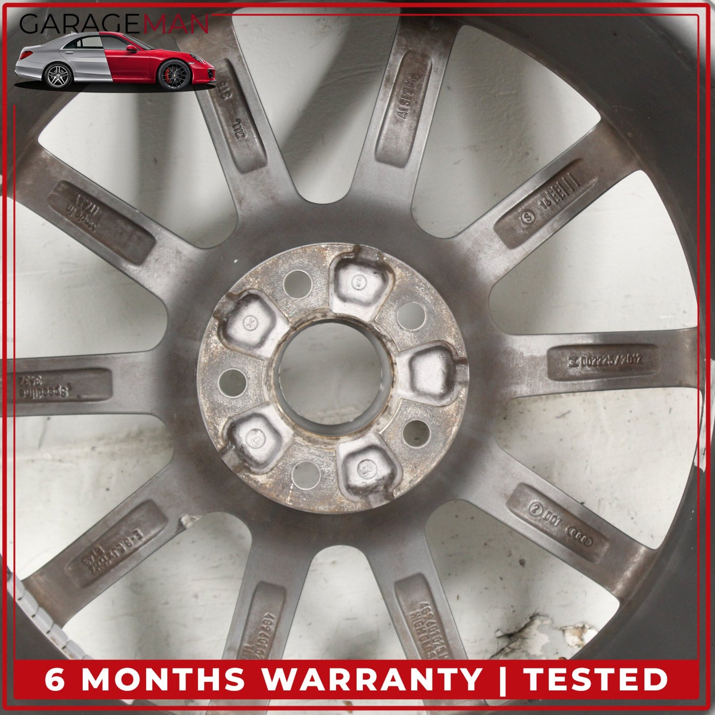 2016-2018 Audi A6 S6 Front or Rear Wheel Rim 8.5JX19 H2 ET43 4G9601025H OEM