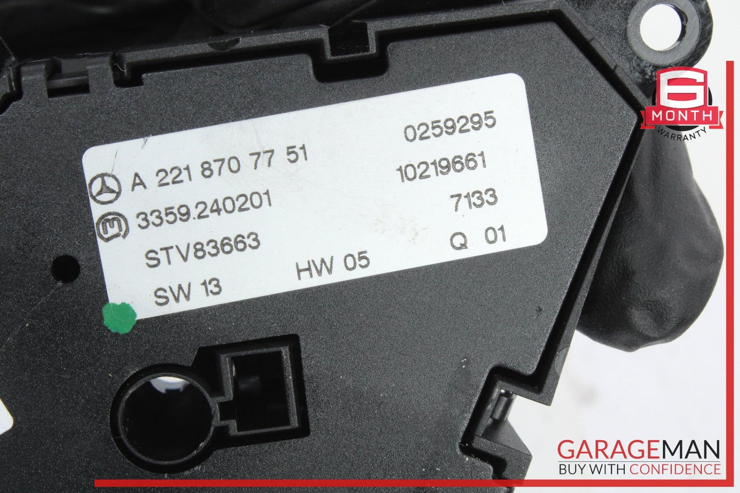 2007-2014 Mercedes-Benz S550 W221 Front Right Seat Memory Control Switch 2218707