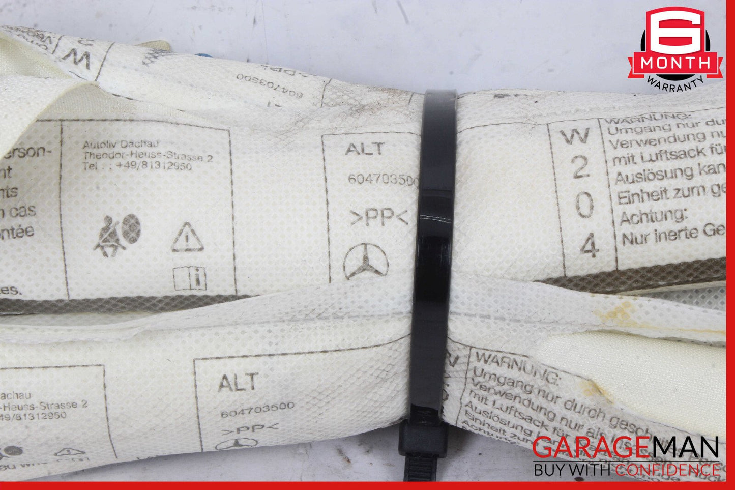08-14 Mercedes W204 C250 Sedan Left Side Roof Curtain Airbag Air Bag OEM