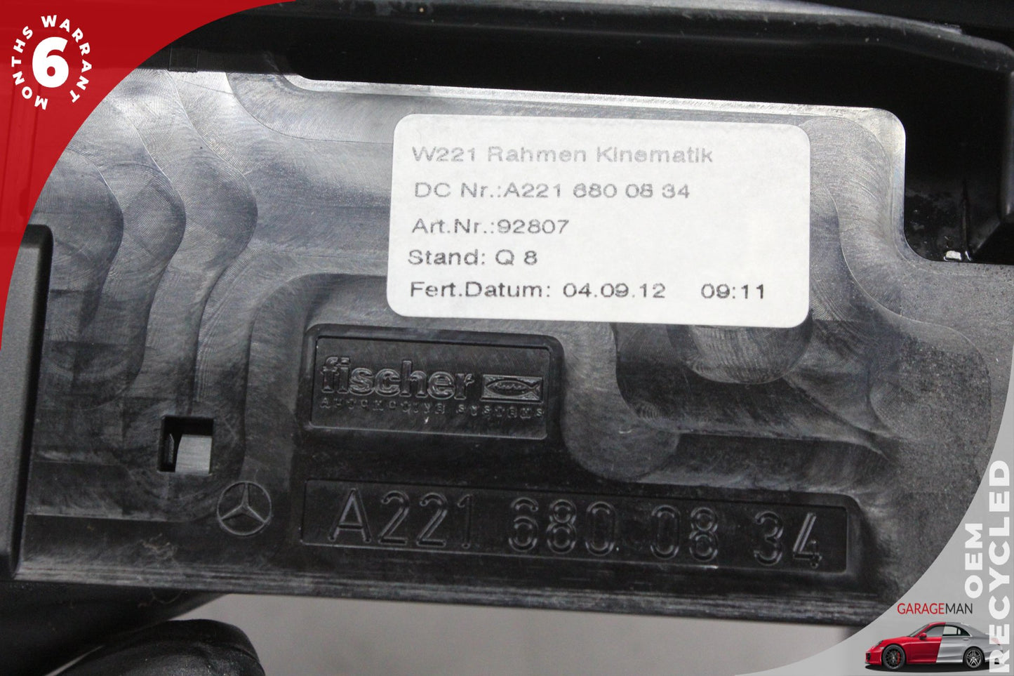 2007-2013 Mercedes W221 S550 S400 Center Console Dashboard CD Player Cover OEM