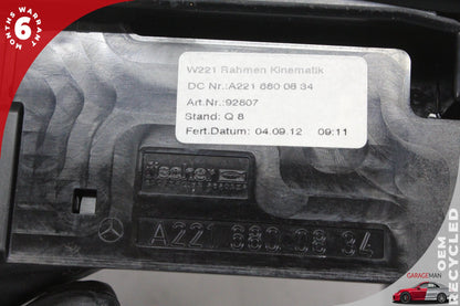 2007-2013 Mercedes W221 S550 S400 Center Console Dashboard CD Player Cover OEM