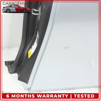 2014-2021 BMW i3 Rear Left Driver Side Door Shell w/ Window Glass Silver OEM
