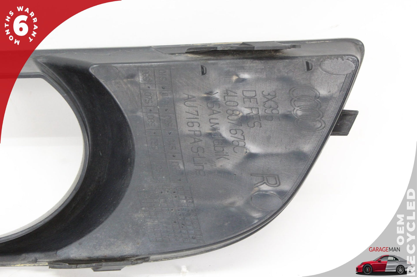 2010-2015 Audi Q7 SUV Front Right Passenger Side Fog Light Cover 4L0807676C OEM