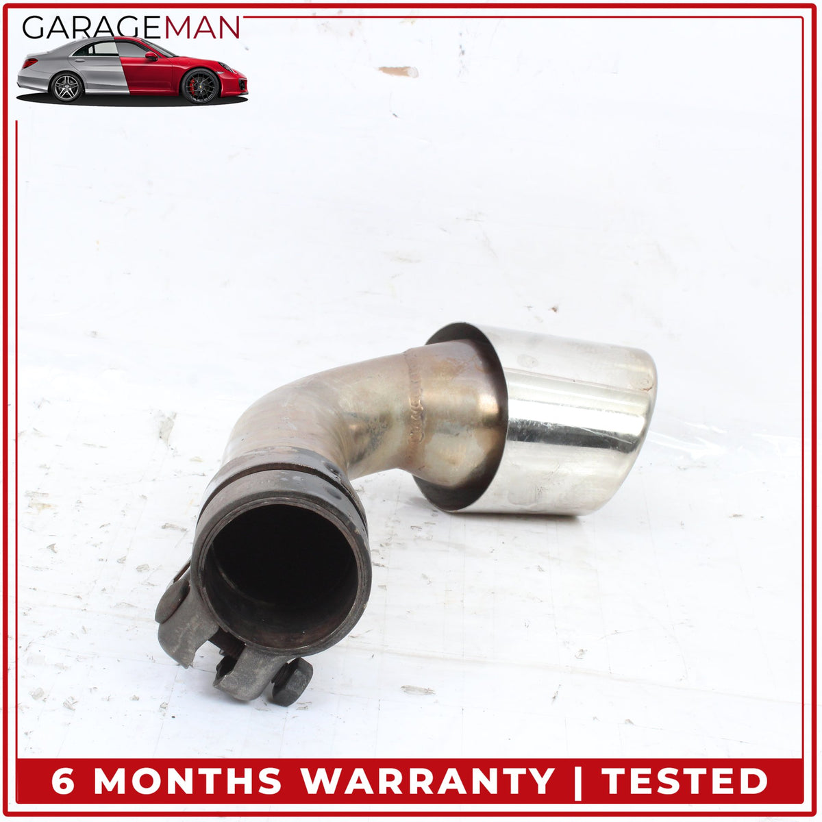 1999-2001 Porsche 911 Carrera Rear Exhaust Muffler Oval Tail Pipe Tip Pair OEM