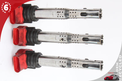 2005-2019 Audi A6 A4 A8 Quattro Sedan Ignition Coils Set of 6 Pc 06E905115 OEM