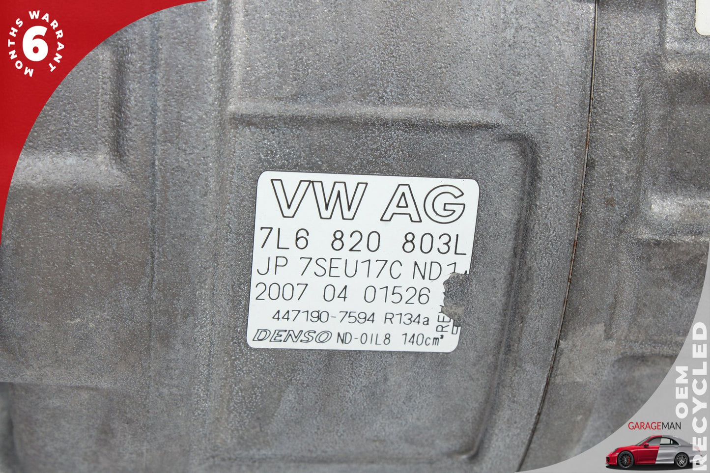 2007-2009 Audi Q7 MPV AC A/C Air Conditioning Compressor 7L6820803L