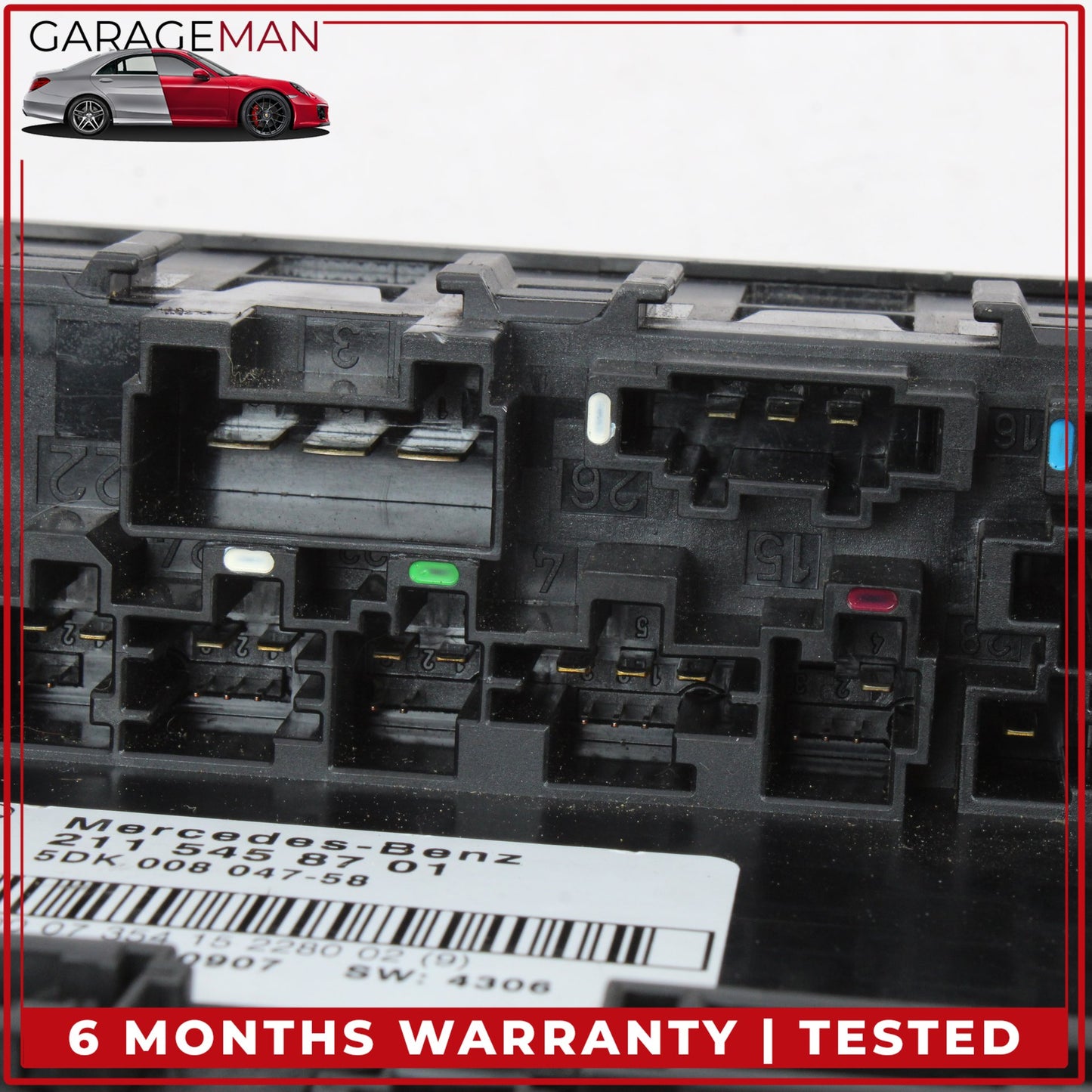 2003-2011 Mercede W211 E320 CLS550 Rear Fuse Relay Box Module 2115458701 OEM