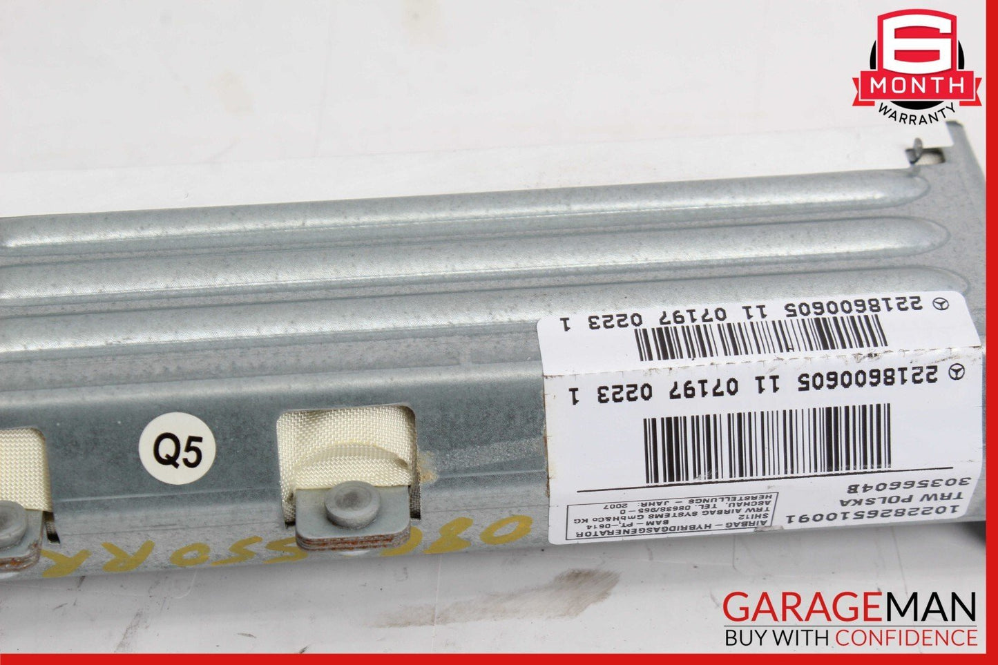07-14 Mercedes W216 CL550 CL600 S550 S600 Rear Right Side Quarter Airbag Air Bag