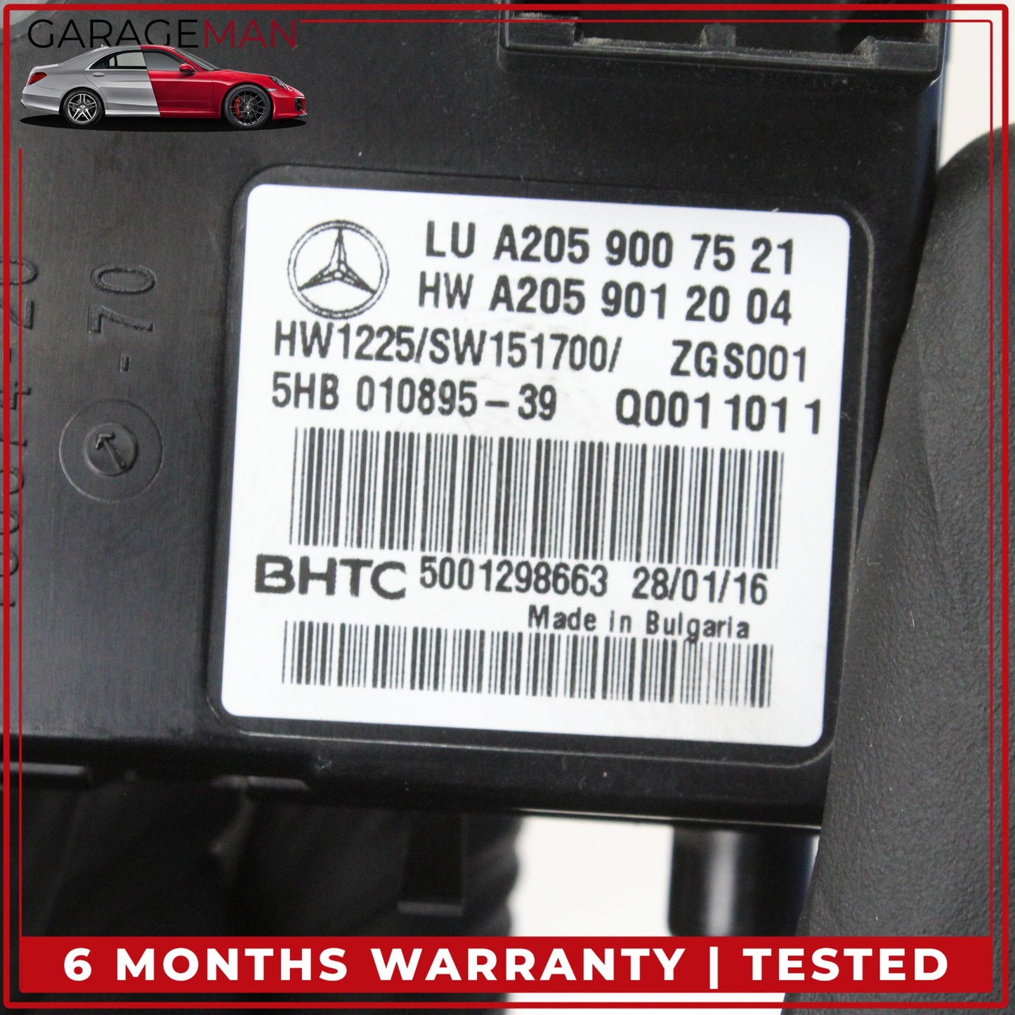 2015-2019 Mercedes W205 C300 AC A/C Heater Control Module Unit 2059007521 OEM