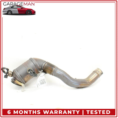 2010-2017 BMW 550i F07 Left Driver Side Exhaust Downpipe 7645441 OEM