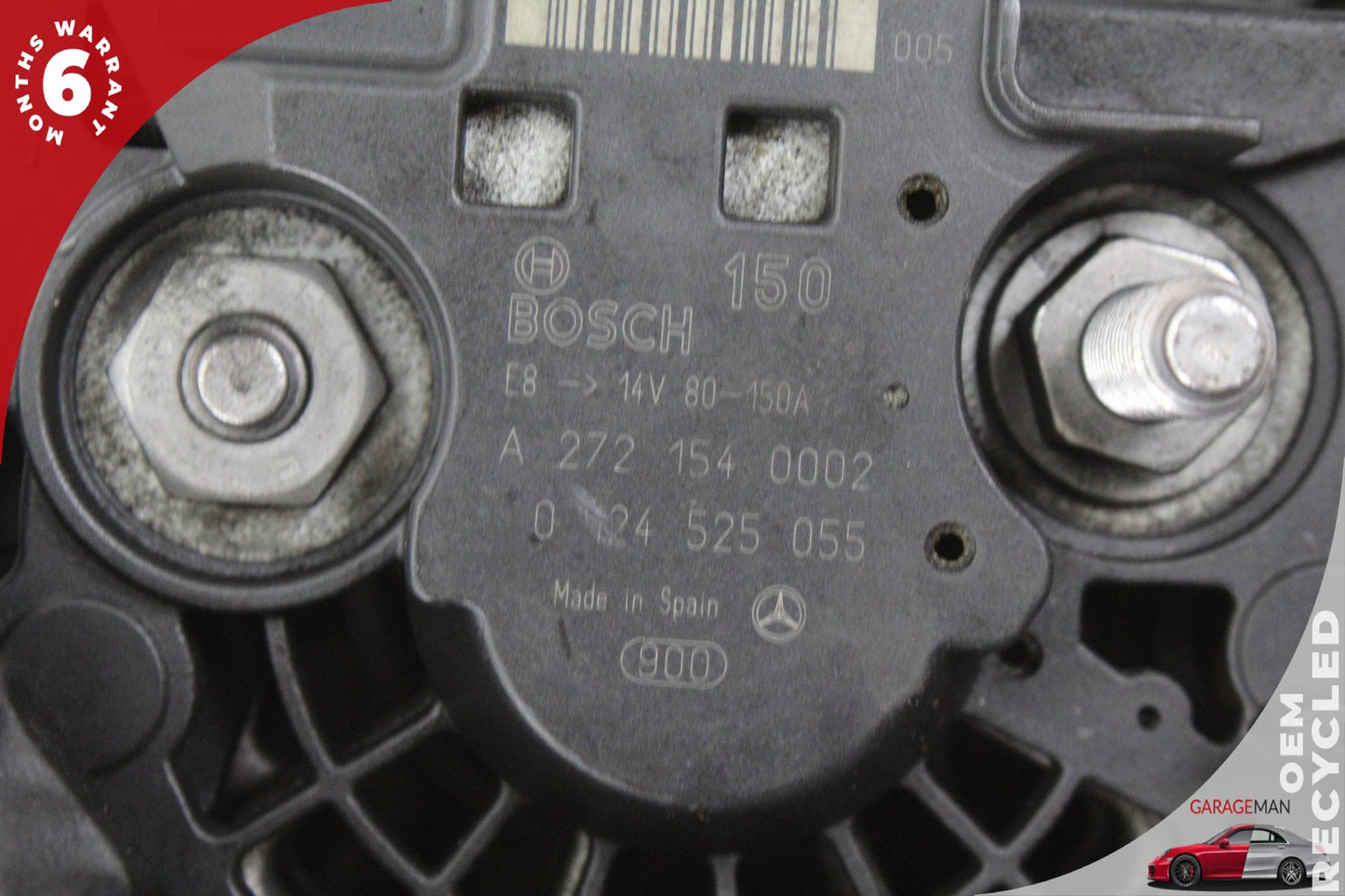 2006-2011 Mercedes W211 E350 Alternator Generator Bosch 150A 14V 2721540002 OEM