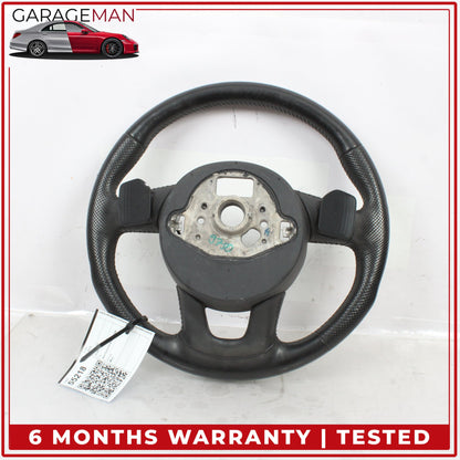 2012-2015 Audi Q7 Front Left Steering Wheel w/ Paddle Shifters 4L0419091AS OEM