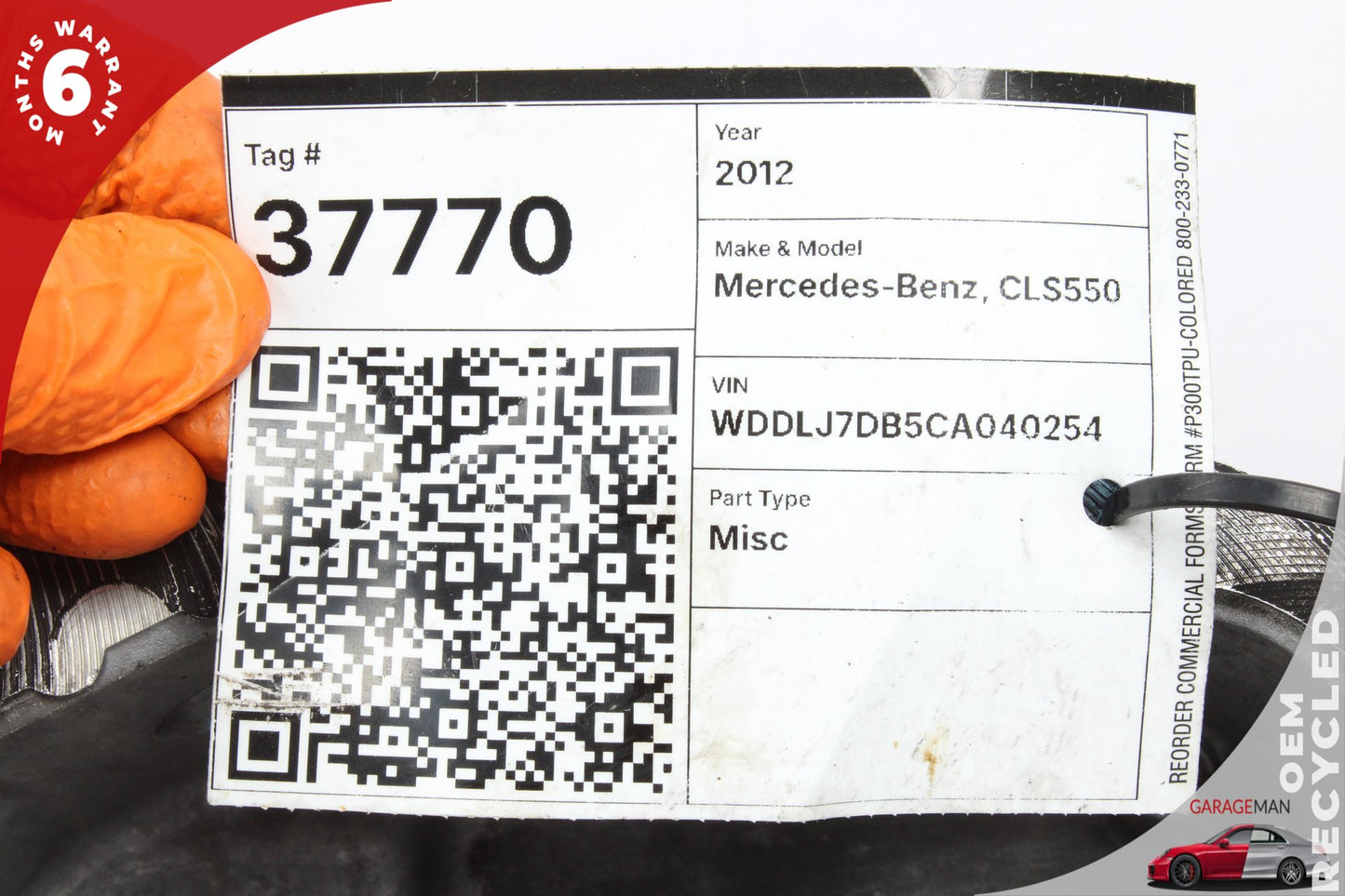 2011-2020 Mercedes-Benz CLS550 W218 Upper Engine Oil Pan 2780140200 OEM