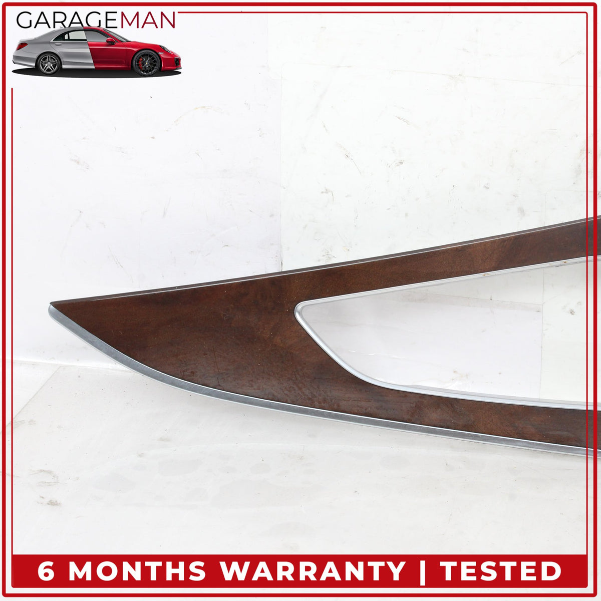 2012-2018 Audi A6 A7 Front and Rear Side Door Trim Cover Panel Wood Set OEM