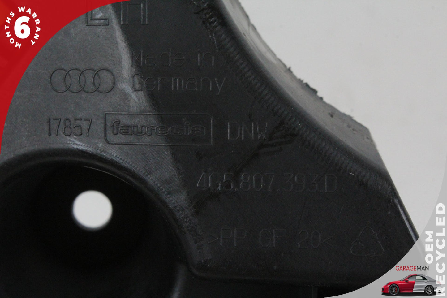 2012-2018 Audi A6 C7 Rear Left Side Bumper Mounting Bracket 4G5807393A OEM