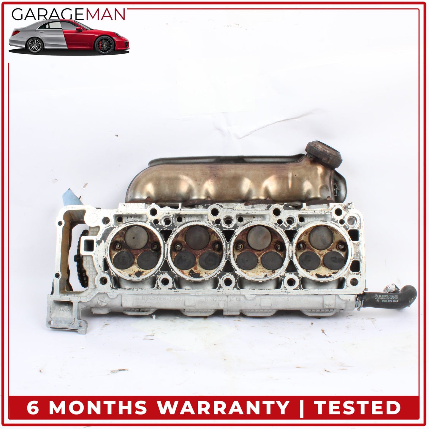 2000-2006 Mercedes W220 S430 CLK430 E430 Left Side Cylinder Head 1130161401 OEM