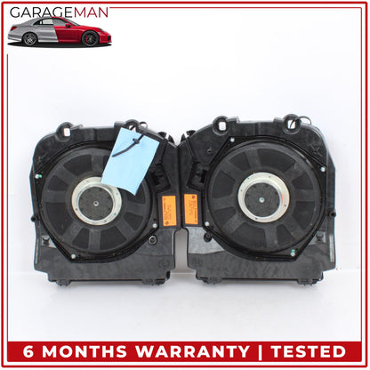 2012-2019 BMW 650i Front Left and Right Side Floor Subwoofer Speaker Set OEM