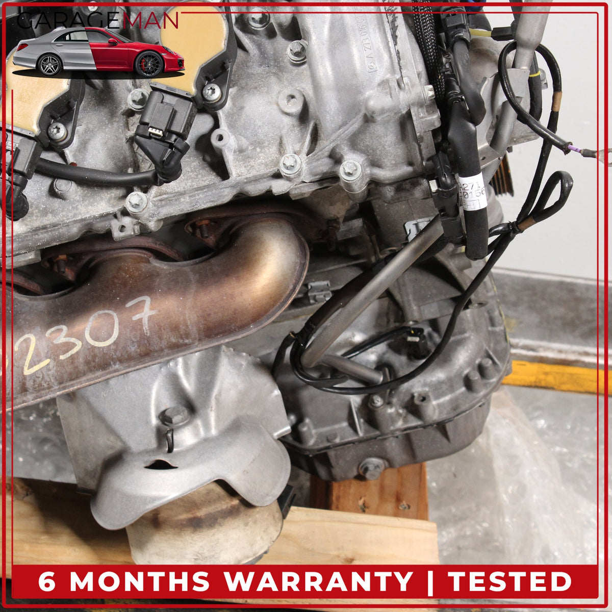 2007-2011 Mercedes W216 CL550 S550 5.5L V8 M273 Engine Motor Assembly OEM 148K