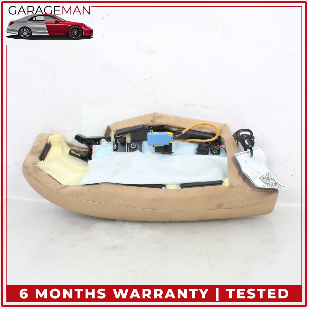 2010-2016 Porsche Panamera 970 Rear Right Side Seat Bolster Trim Cushion OEM