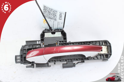 2012-2018 Mercedes W218 CLS550 Rear Left Side Exterior Door Handle Red OEM