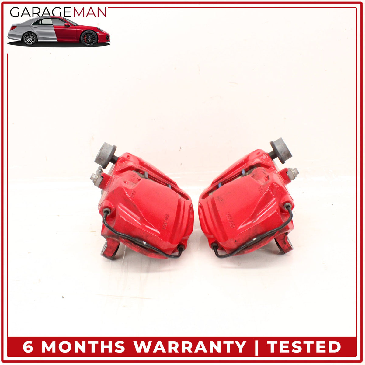 2016-2023 Audi TTS 8S Front Left & Right Brake Calipers (set of 2) OEM