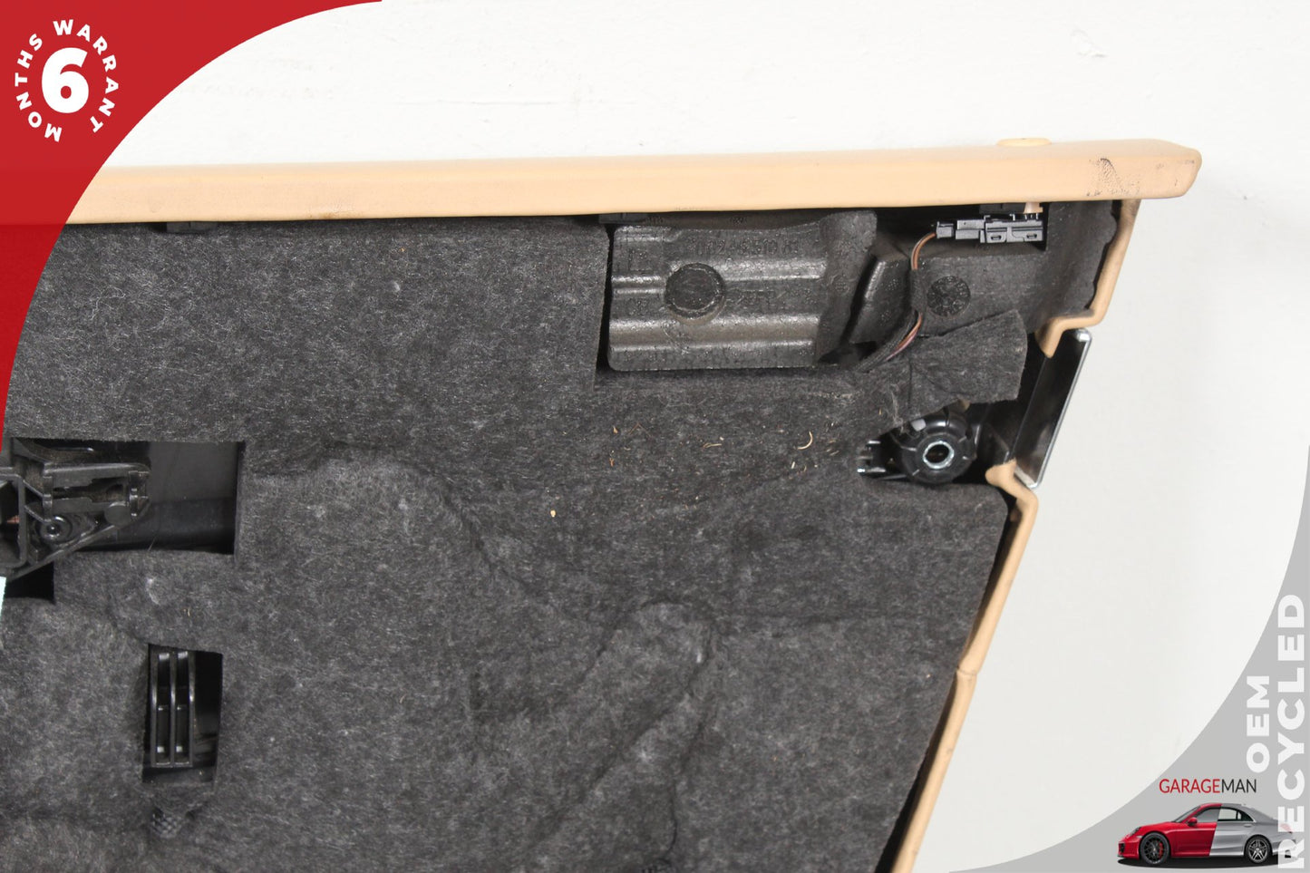 2010-2016 Porsche Panamera 970 Front Left Driver Side Door Trim Panel Beige OEM