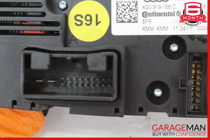 2012-2018 Audi A6 C7 Rear AC Climate Control Switch Panel 4G0919158C