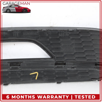 2013-2016 Audi A4 Front Left Driver Side Fog Light Grille Cover 8K0807681L OEM