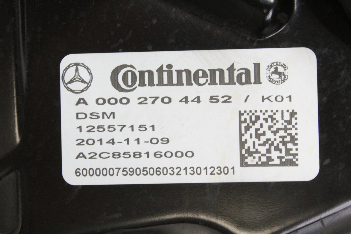 2014-2016 Mercedes-Benz C300 W205 Gearbox Transmission Control Unit TCU 00027044