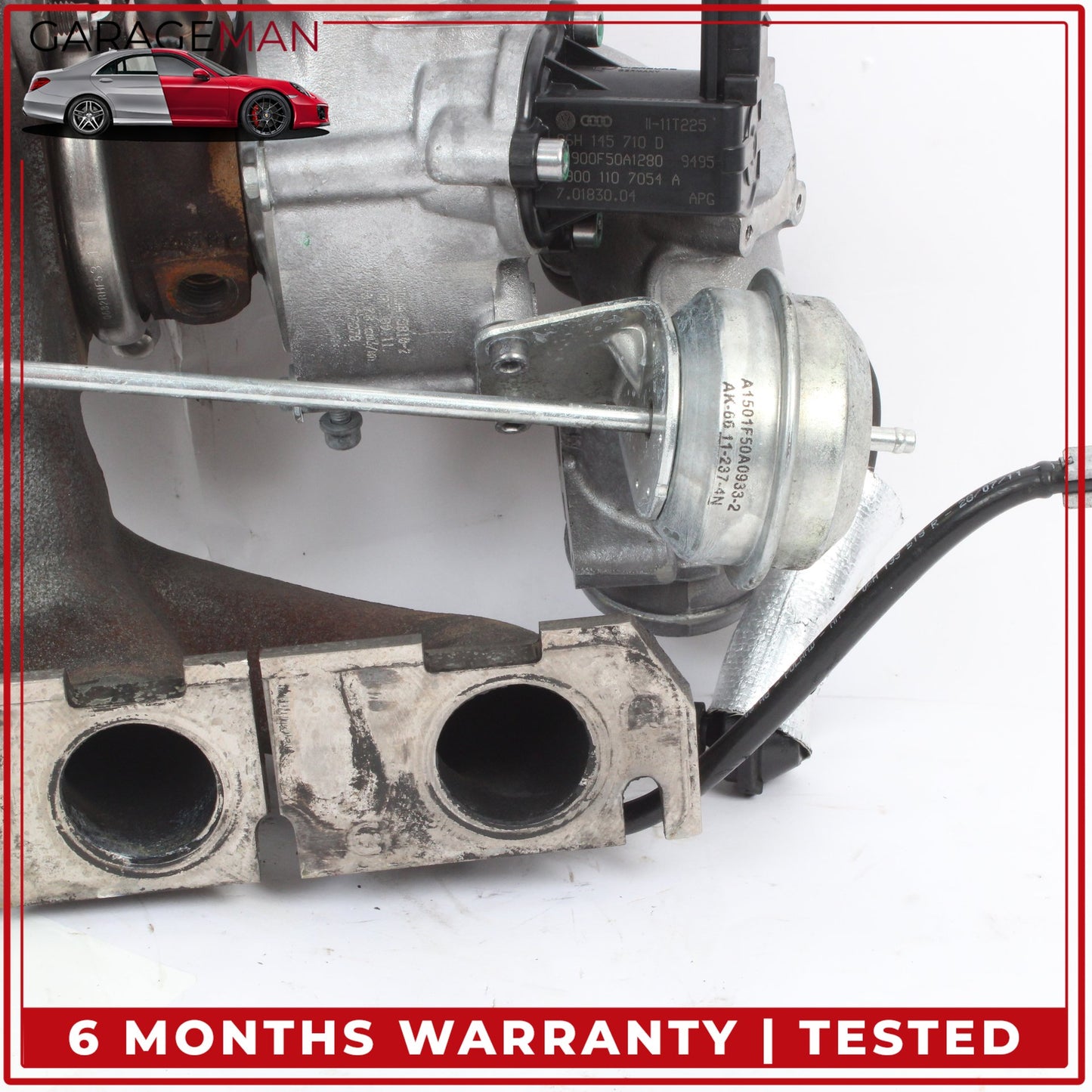 2009-2012 Audi A4 2.0L Engine Turbocharger Turbo Charger w/ Manifold 06H145702S