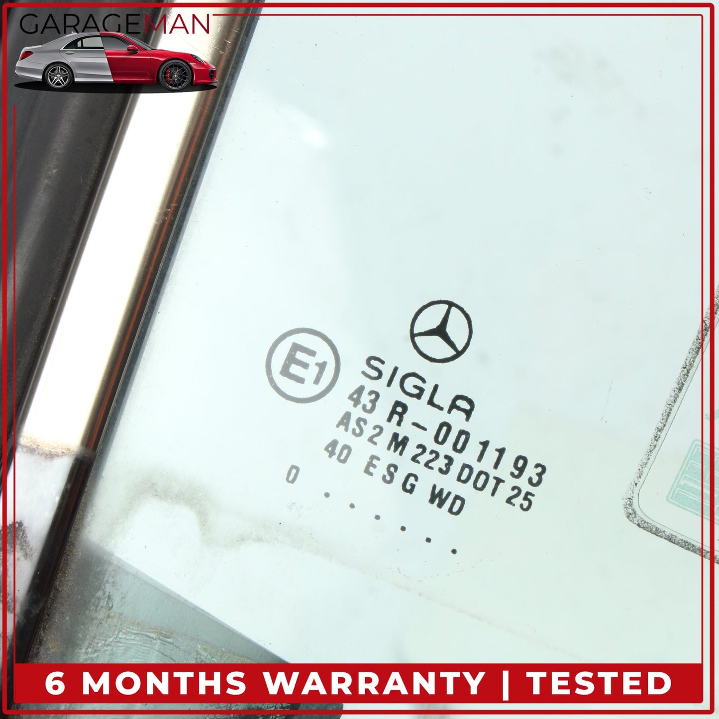 1997-2004 Mercedes R170 SLK320 Rear Left Quarter Window Glass 1706700310 OEM