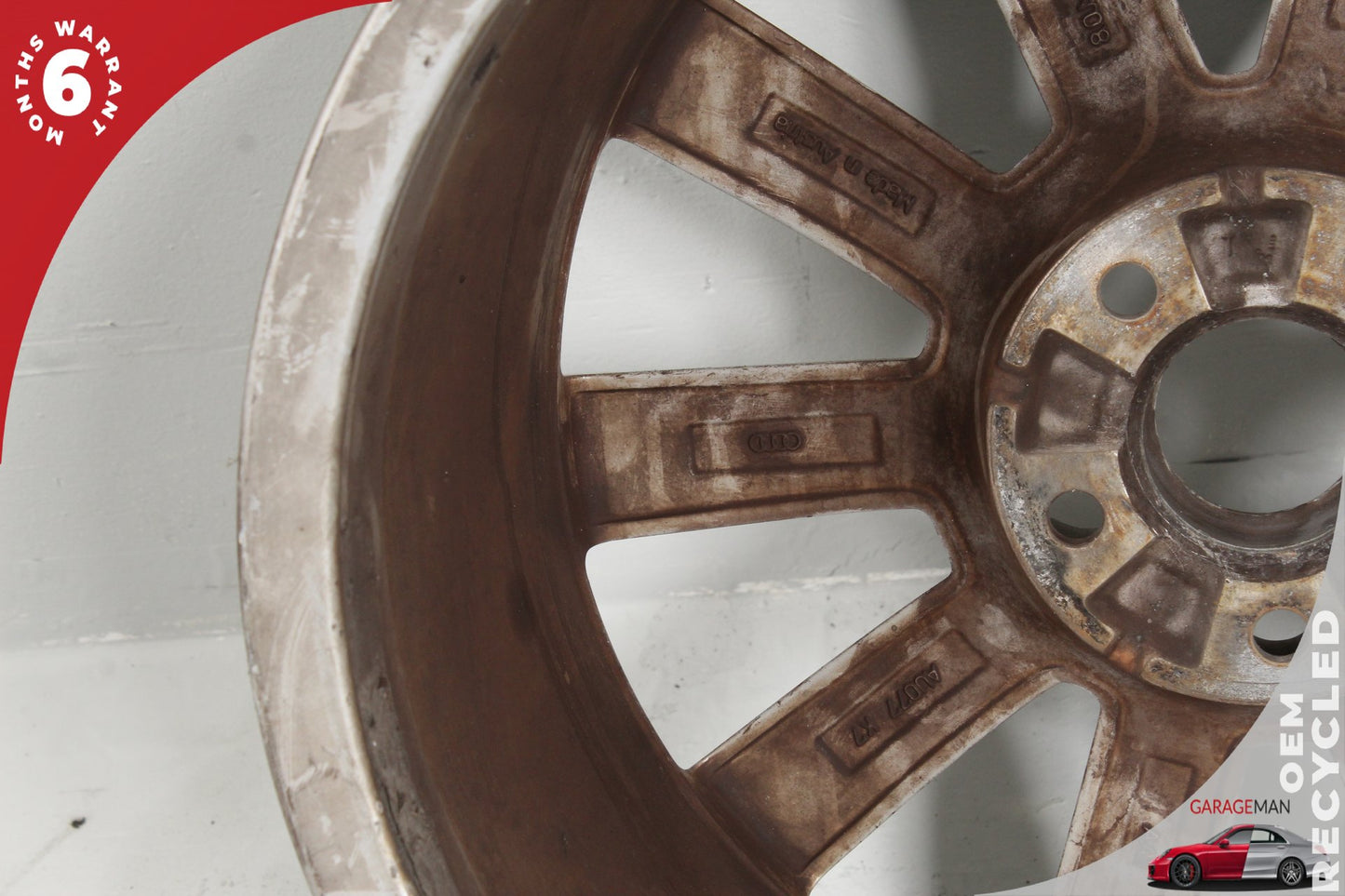 2012-2018 Audi A6 S6 Wheel Rim 10 Spoke 8.0JX18H2 ET39 4G0601025AD OEM