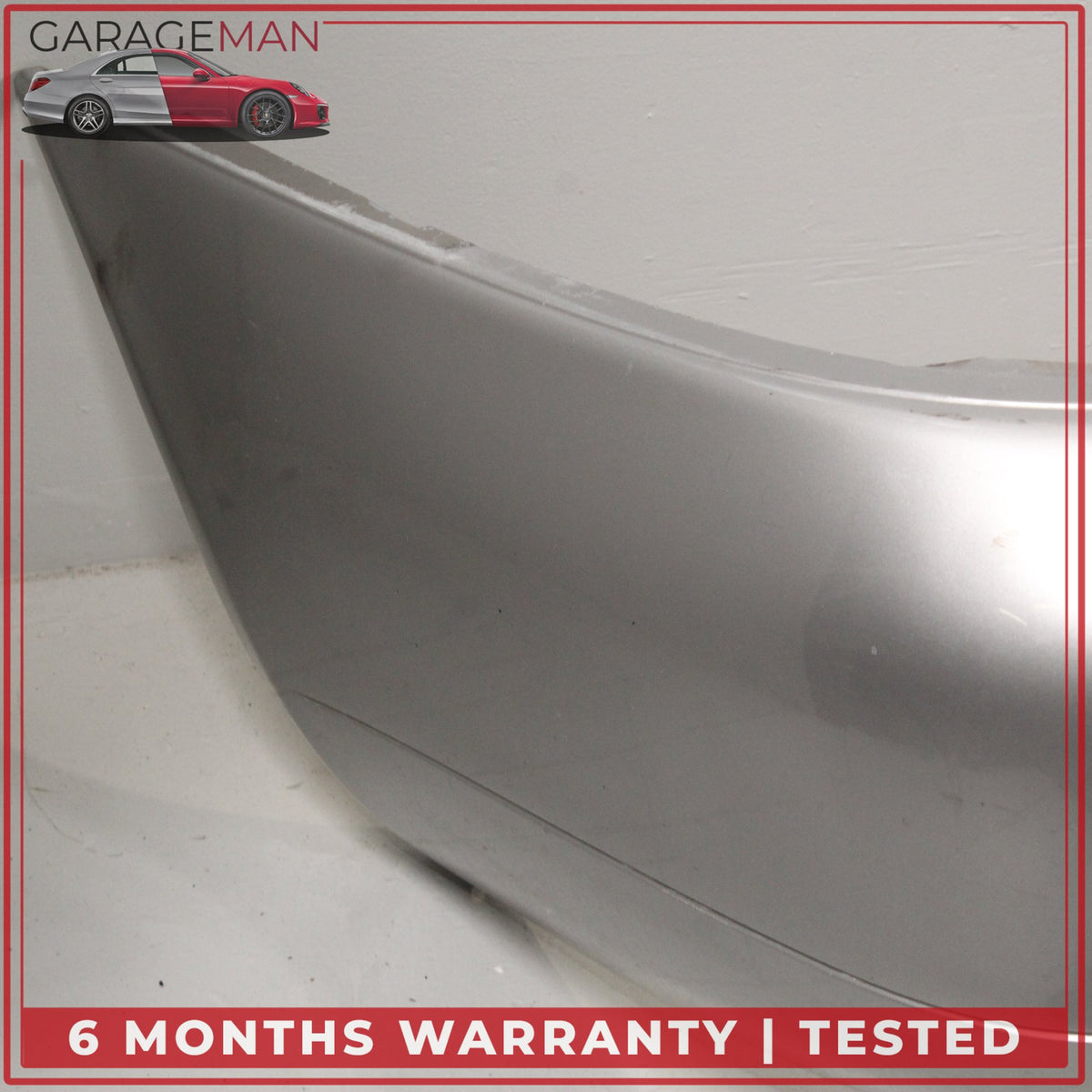 1999-2001 Porsche 911 Carrera 996 Rear Bumper Cover Arctic Silver Metallic OEM